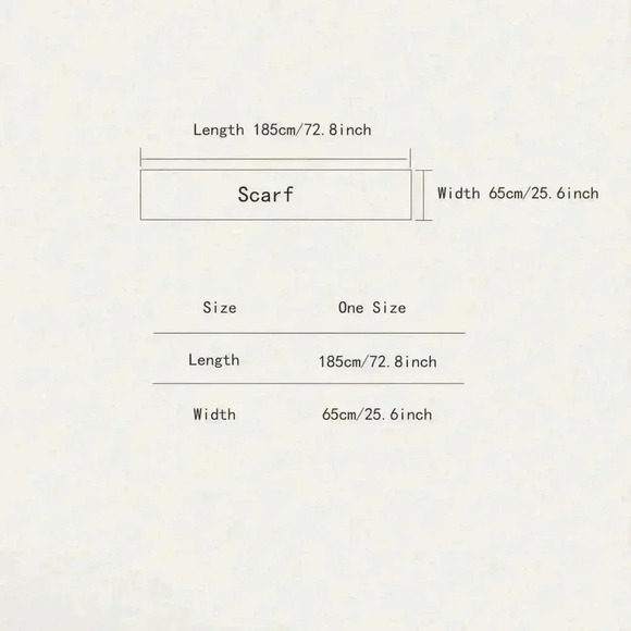 Beautiful Scarf New in Package - Picture 8 of 9